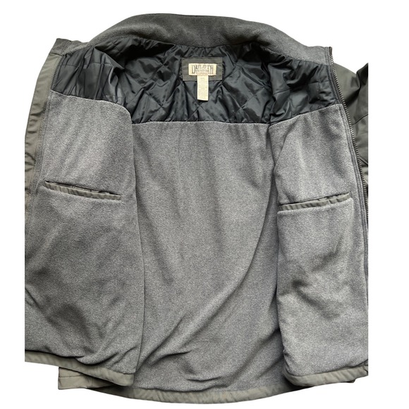 Duluth Trading Co Mens Gray Fleece Lined Insulated Grab Jacket Size 4XL - Picture 8 of 10